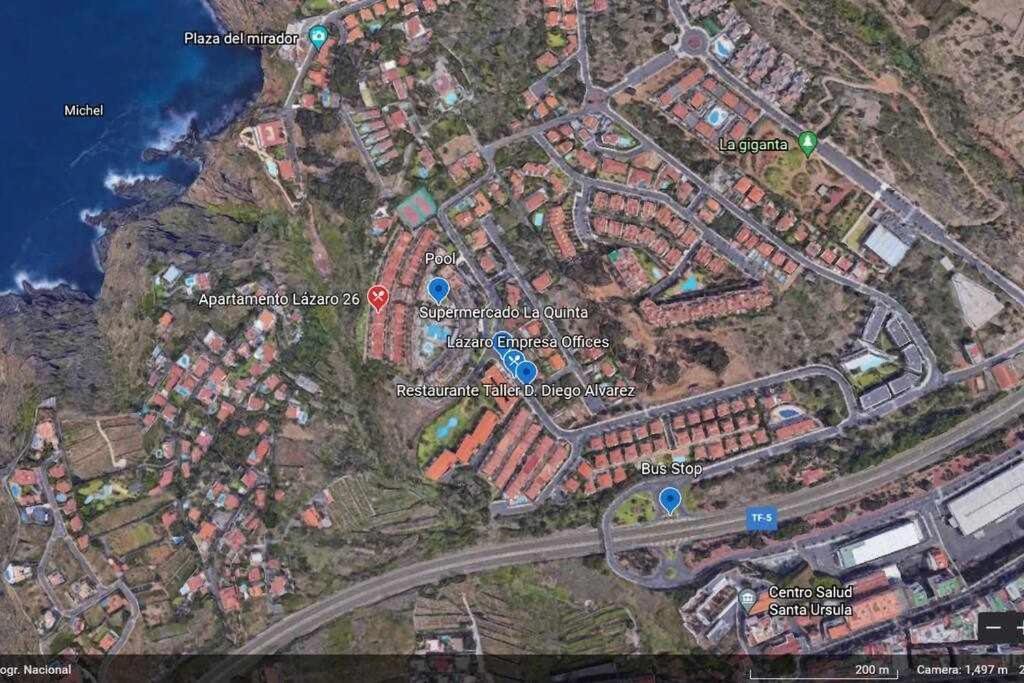 Apartamento Lázaro 26 Terraza con Vistas al Mar Santa Úrsula Exterior foto